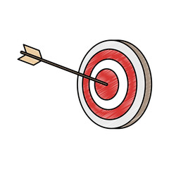 Target dartboard symbol vector illustration graphic design