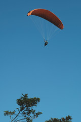 Paragliding on Gunung Payung beach, Bali Indonesia