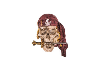 pirate, white isolated background