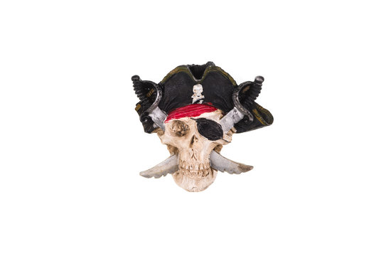 pirate, white isolated background