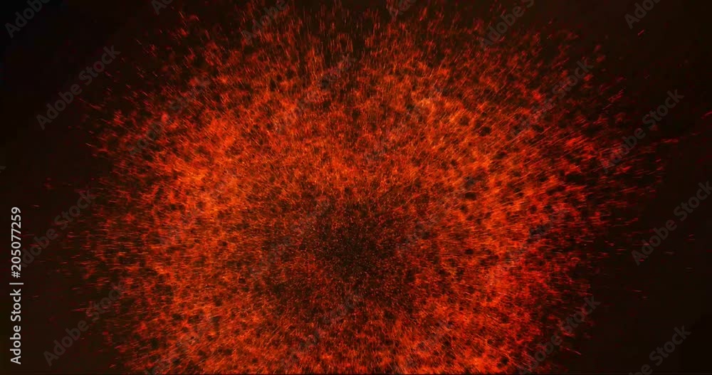 Poster abstract fire explosion background animation/ animation of an abstract fire explosion with burning f