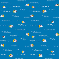 Background with fish