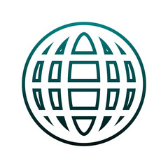 Global sphere symbol vector illustration graphic design