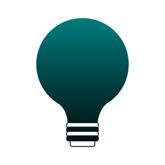 Light bulb symbol vector illustration graphic design