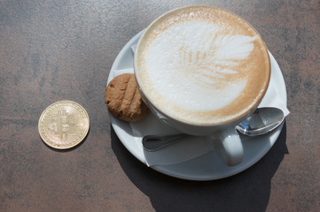 paying for coffee with bitcoin
