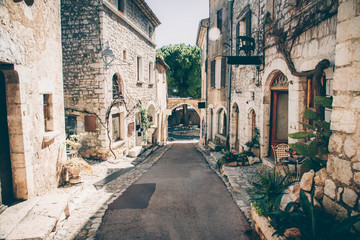 Fototapeta na wymiar Beautiful view of village in France.