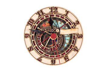 abstract ornate clock face