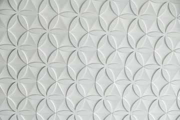 circle texture of a white wall 