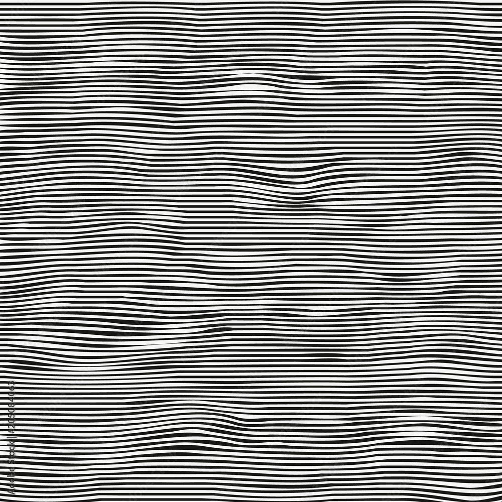Leinwandbilder Wave Stripe Background - simple texture for your design. EPS10 vector.