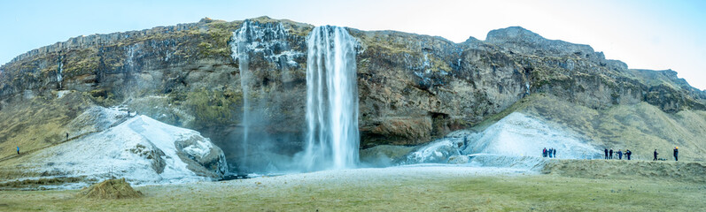Fototapeta premium Wodospad Seljalandsfoss w Islandii