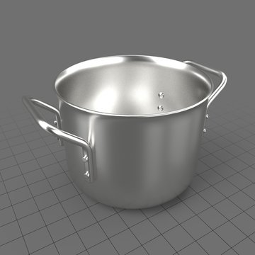 Stainless steel boiling pot