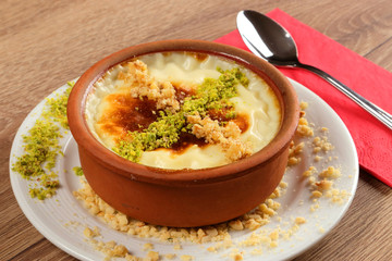 Turkish Milky Sweet with Rice