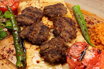 Grilled Meat Balls in Restaurant Menu