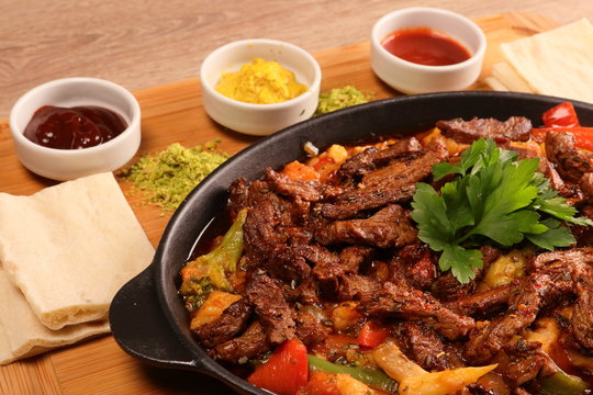 Kebab with Lamb Meat in Casserole