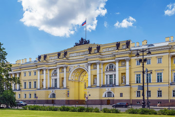 Fototapeta na wymiar Senate and Synod building, Saint Petersburg, Russia