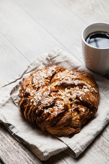 Sweet maple syrup bread