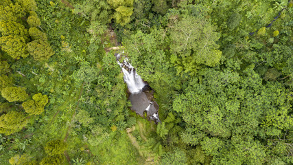 Golden valley waterfall in Bali