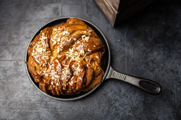 Sweet maple syrup bread