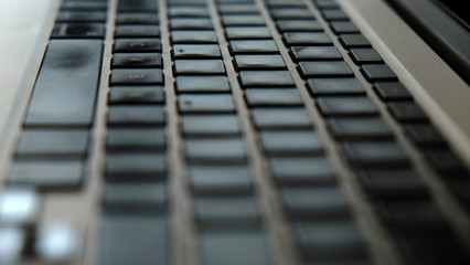 Keyboard shallow depth of field