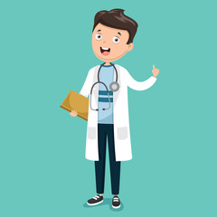 Vector Illustration Of Health Care And Medical