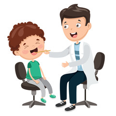 Vector Illustration Of Health Care And Medical