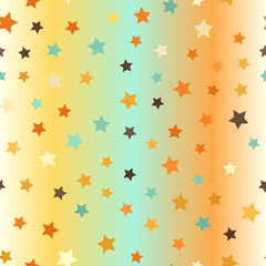 Star pattern. Seamless vector background