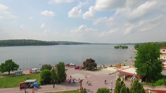 Ternopil became. Quay.Landscape