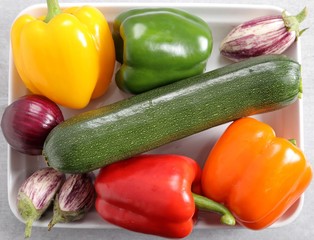 Colorful vegetables.