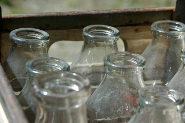 Glass Milk Bottles at Houston Brooks 3