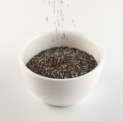 Chia Seeds in Bowl