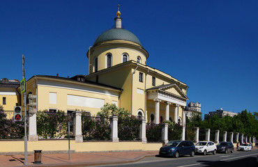 the landmark of Moscow: the temple 