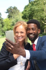 Beautiful happy love couple