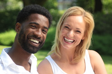 Beautiful happy love couple