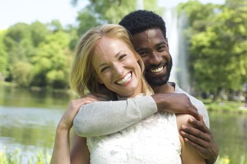 Beautiful happy love couple