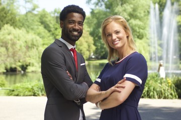 Beautiful happy love couple