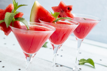Watermelon cocktails