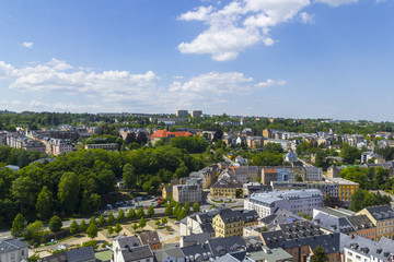 Naklejka premium Panorama Auerbach im Vogtland