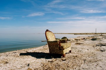 Lonely Chair at the Salton Sea