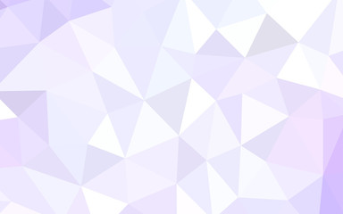 Light Purple vector polygon abstract background.