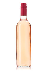 Rose wine bottle