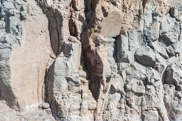 Vulkanische Steinwand auf Gran Canaria