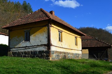 old house in the village
