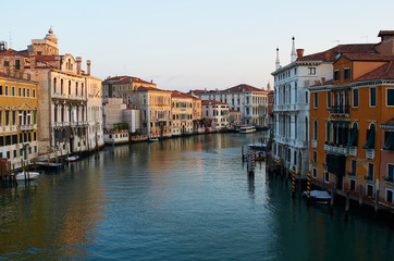Fototapeta na wymiar Grand Canal at dawn, Venice, Italy