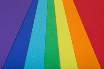 Multicolor background from a cardboard of different colors