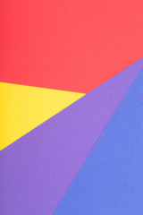 Multicolor background from a cardboard of different colors