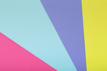 Multicolor background from a cardboard of different colors