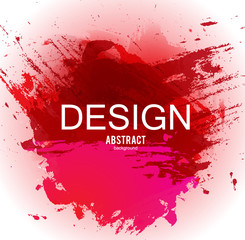 Obraz premium Abstract vector background. Colorful watercolor stain image for screen, background. Design for electronic device