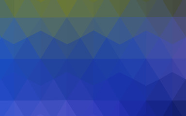 Fototapeta premium Light Blue, Green vector polygon abstract backdrop.