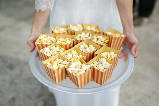 Popcorn at a party