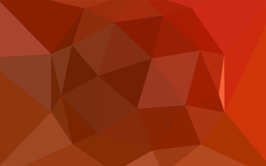 Light Red vector low poly cover.